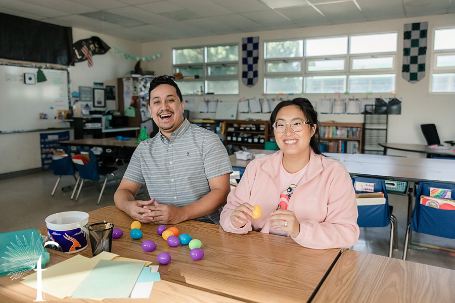 Walteria Elementary School & PV Cliffs Engagement | Nina & Eric 