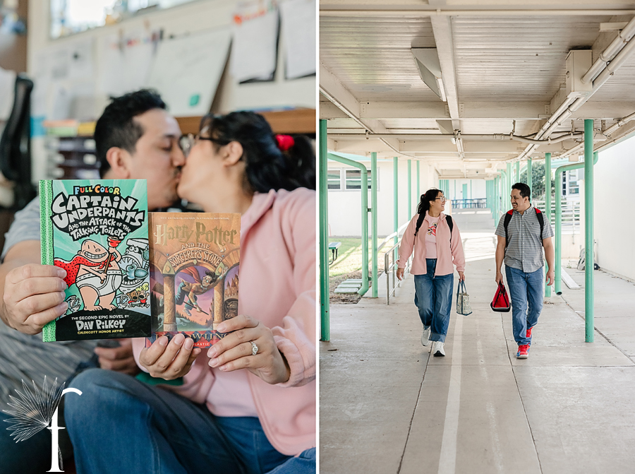 Walteria Elementary School & PV Cliffs Engagement | Nina & Eric 