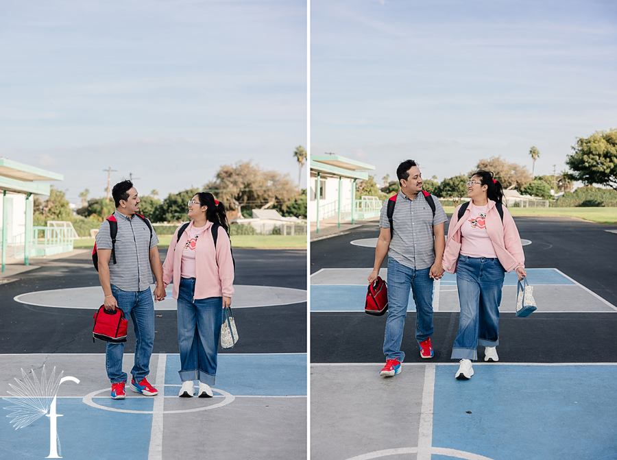 Walteria Elementary School & PV Cliffs Engagement | Nina & Eric 
