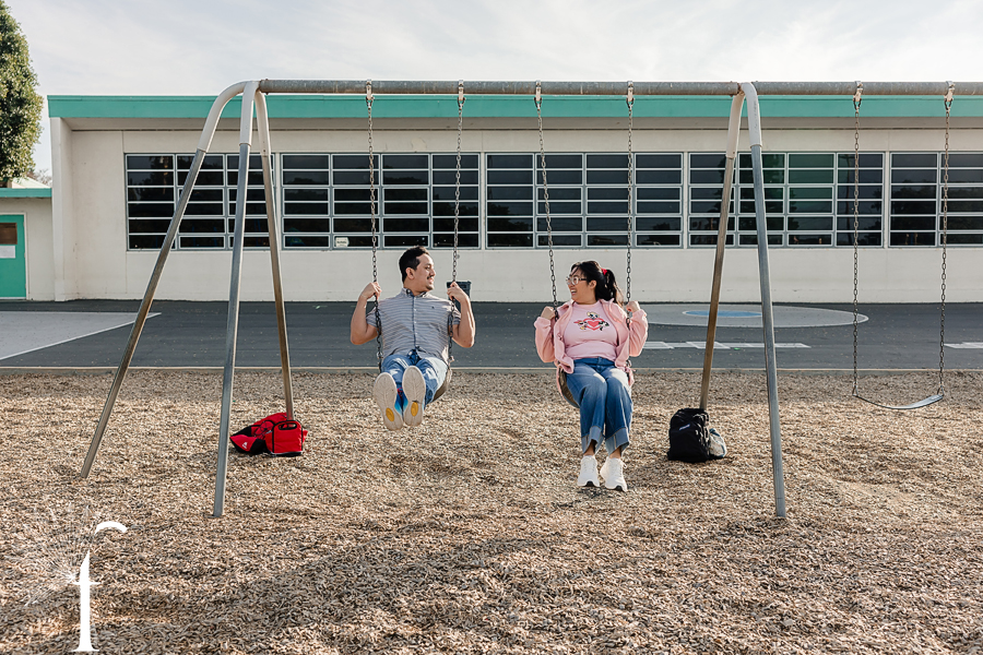 Walteria Elementary School & PV Cliffs Engagement | Nina & Eric 