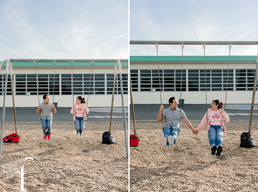 Walteria Elementary School & PV Cliffs Engagement | Nina & Eric 