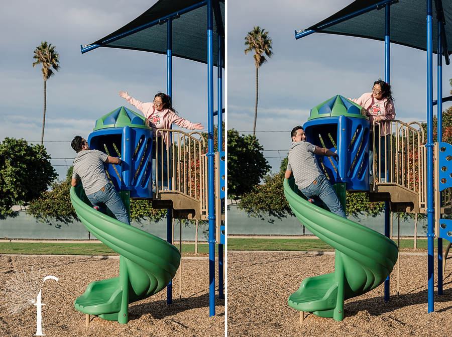 Walteria Elementary School & PV Cliffs Engagement | Nina & Eric 