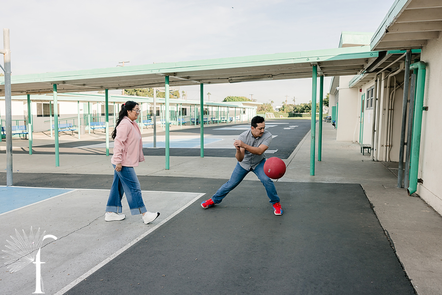 Walteria Elementary School & PV Cliffs Engagement | Nina & Eric 