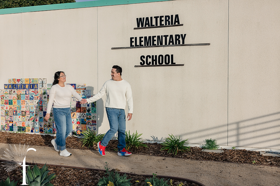 Walteria Elementary School & PV Cliffs Engagement | Nina & Eric 