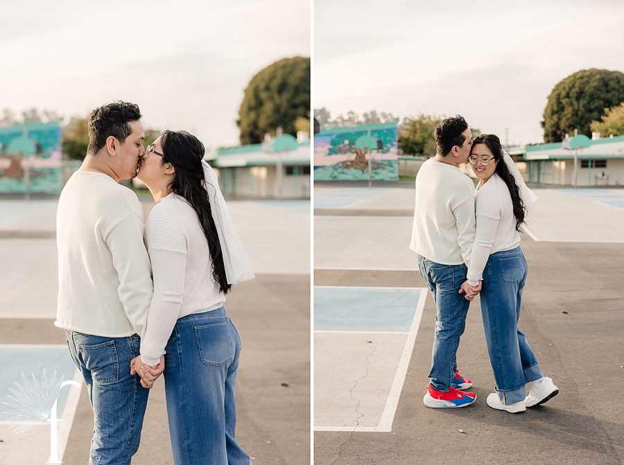 Walteria Elementary School & PV Cliffs Engagement | Nina & Eric 