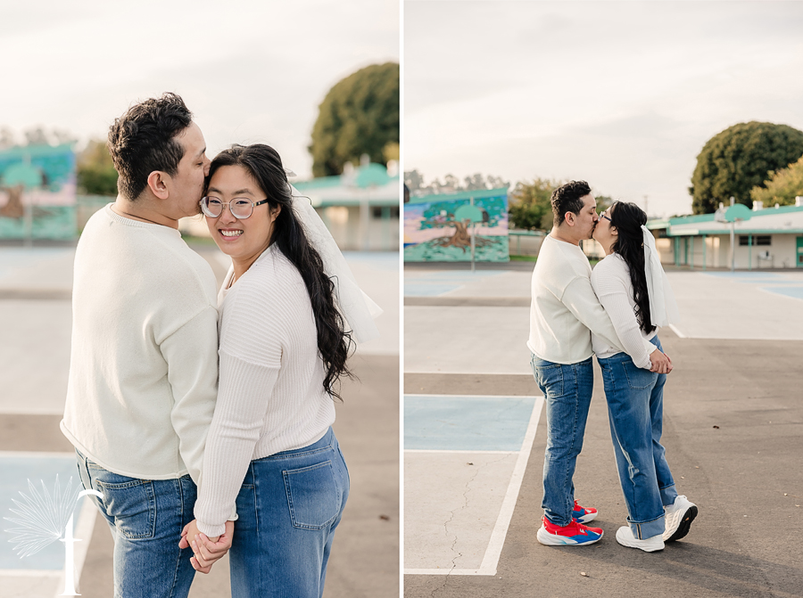 Walteria Elementary School & PV Cliffs Engagement | Nina & Eric 