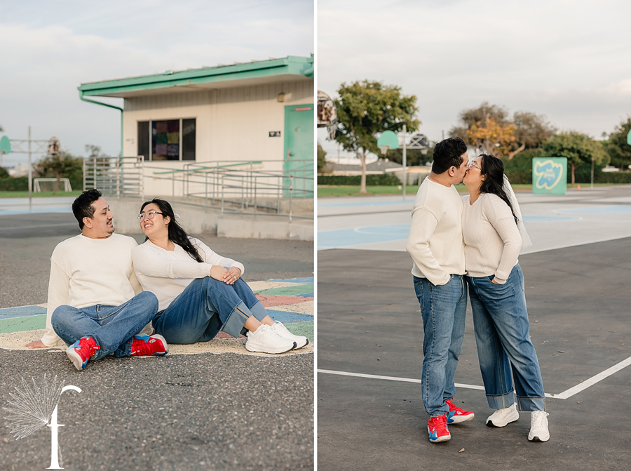 Walteria Elementary School & PV Cliffs Engagement | Nina & Eric 
