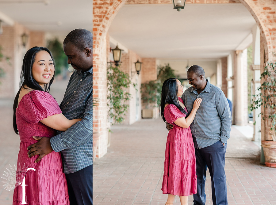 Palos Verdes Malaga Cove Plaza Engagement | Kimberly & Jason