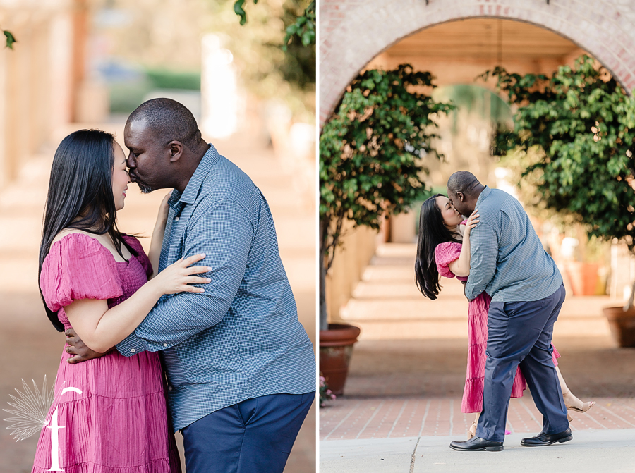 Palos Verdes Malaga Cove Plaza Engagement | Kimberly & Jason