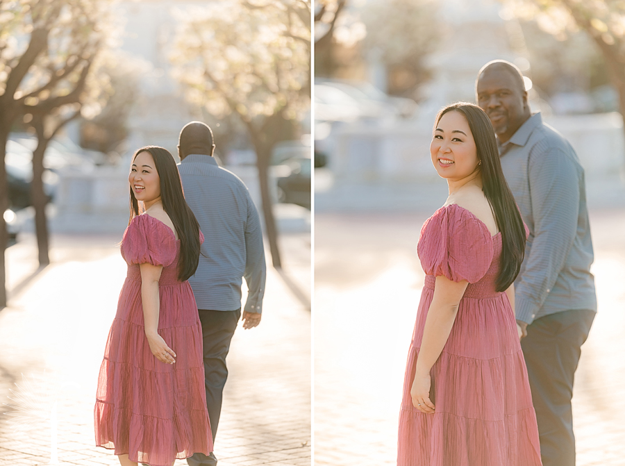 Palos Verdes Malaga Cove Plaza Engagement | Kimberly & Jason