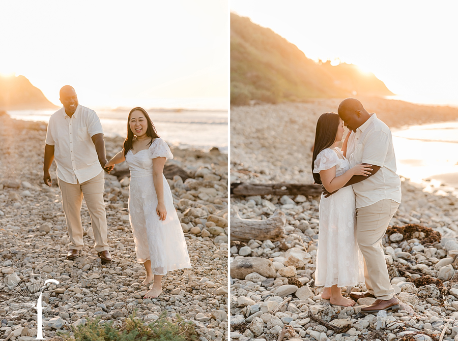 Palos Verdes Malaga Cove Plaza Engagement | Kimberly & Jason