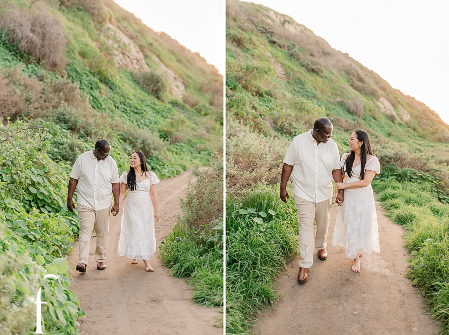 Palos Verdes Malaga Cove Plaza Engagement | Kimberly & Jason