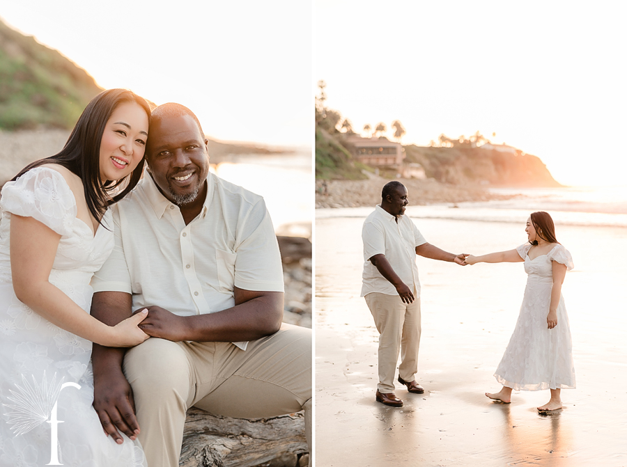 Palos Verdes Malaga Cove Plaza Engagement | Kimberly & Jason