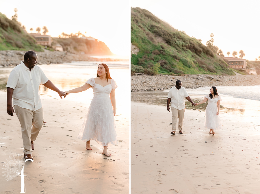 Palos Verdes Malaga Cove Plaza Engagement | Kimberly & Jason