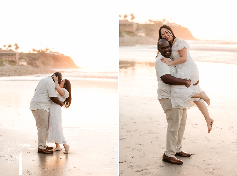 Palos Verdes Malaga Cove Plaza Engagement | Kimberly & Jason