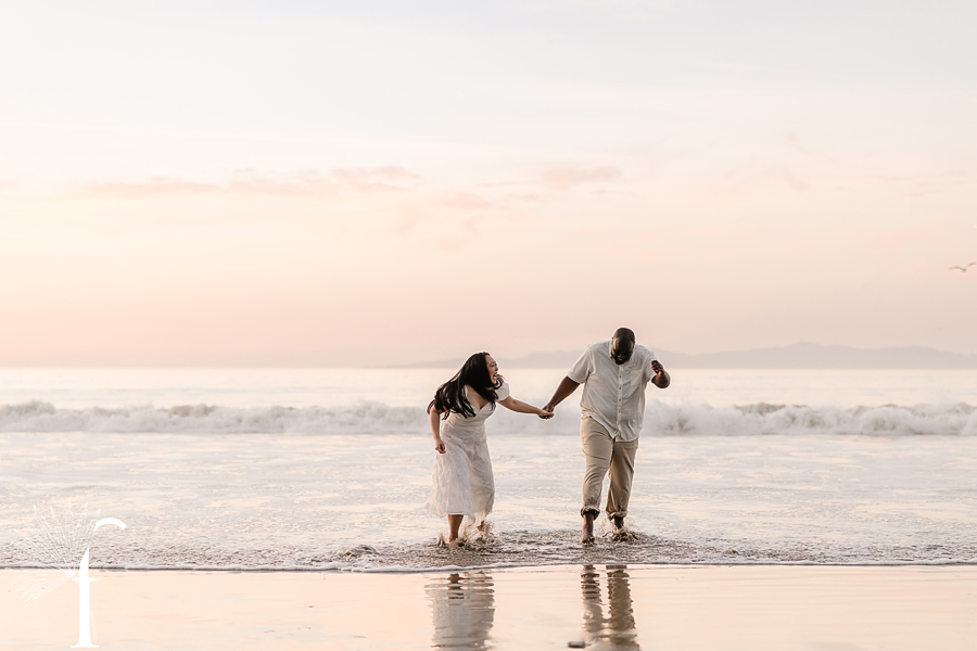 Palos Verdes Malaga Cove Plaza Engagement | Kimberly & Jason