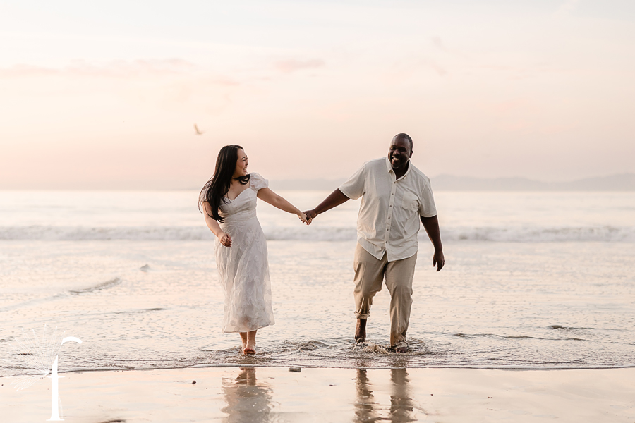 Palos Verdes Malaga Cove Plaza Engagement | Kimberly & Jason