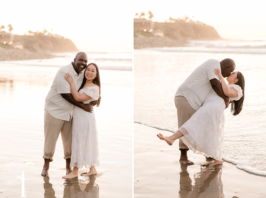 Palos Verdes Malaga Cove Plaza Engagement | Kimberly & Jason