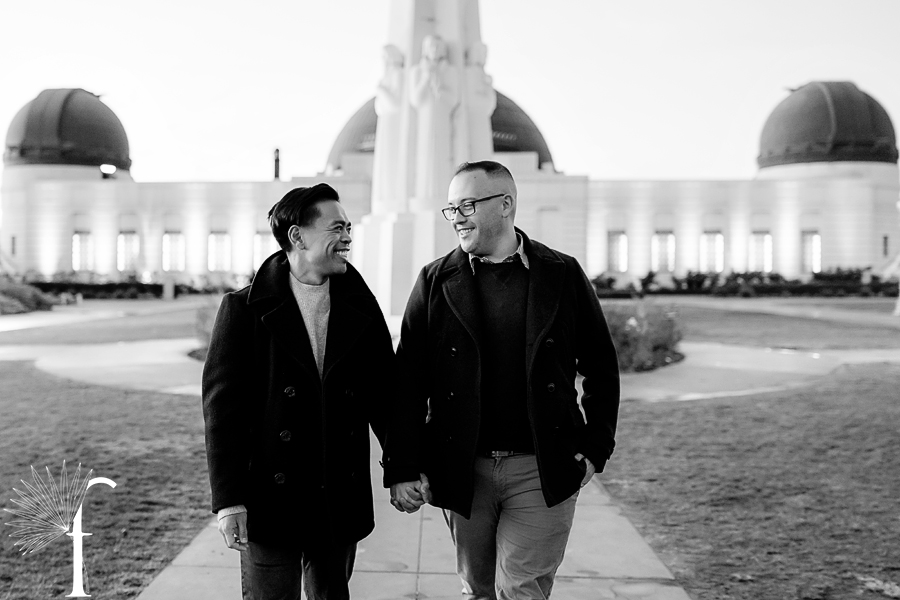 Sunrise Griffith Observatory Engagement | James & Nevin 