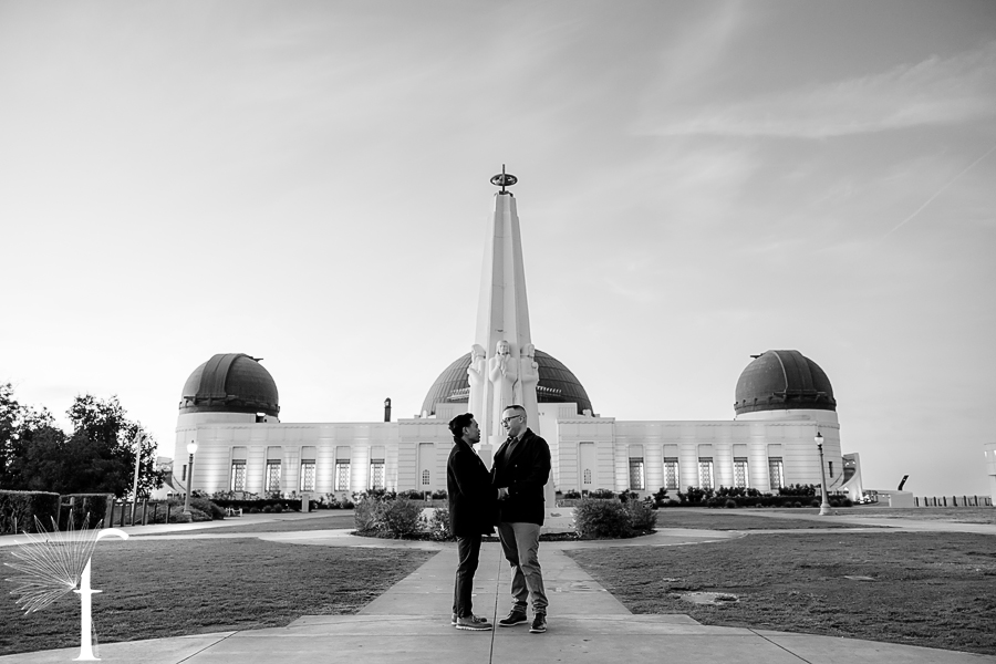 Sunrise Griffith Observatory Engagement | James & Nevin 
