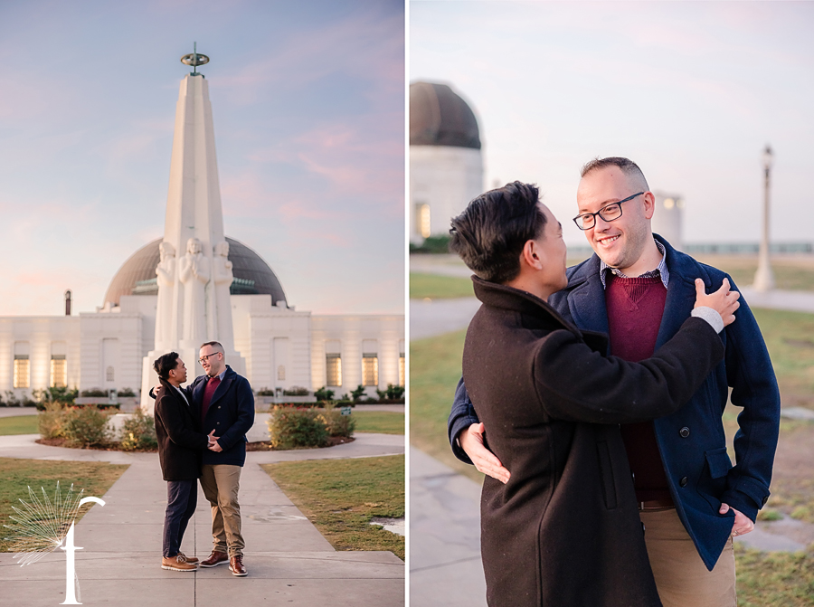 Sunrise Griffith Observatory Engagement | James & Nevin 