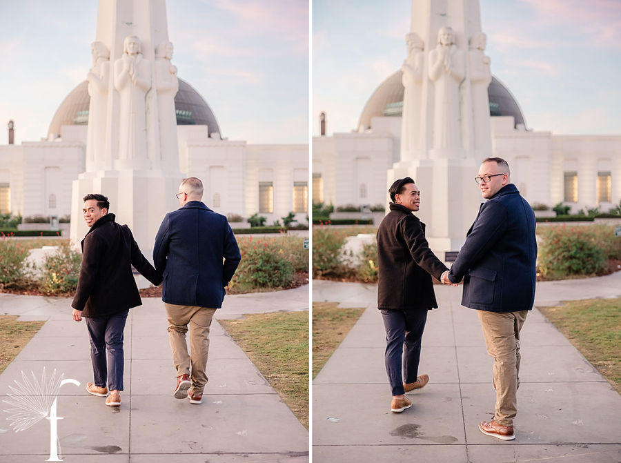 Sunrise Griffith Observatory Engagement | James & Nevin 