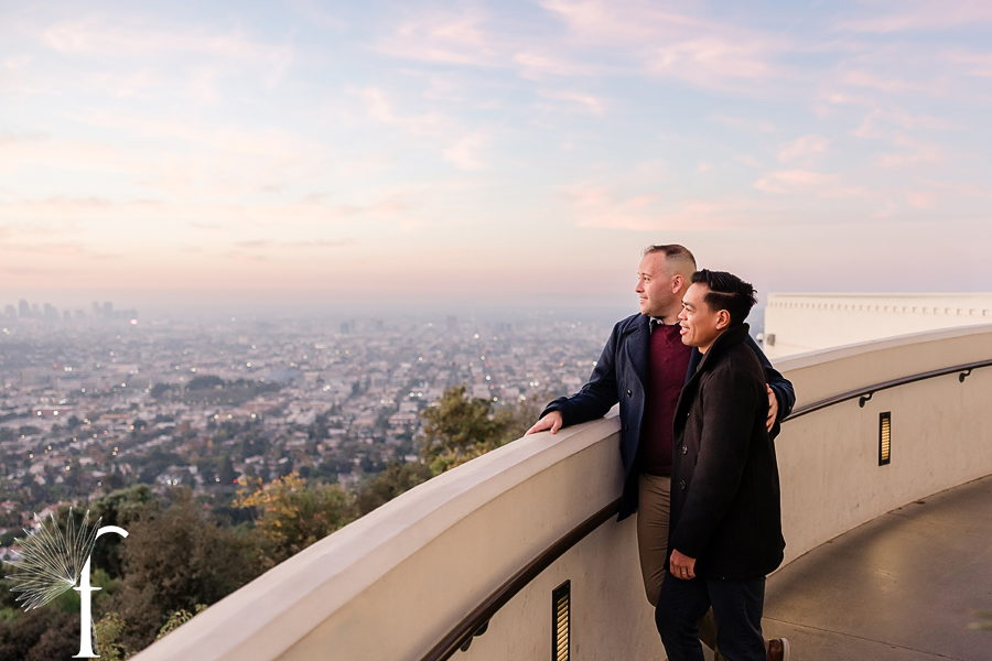 Sunrise Griffith Observatory Engagement | James & Nevin 