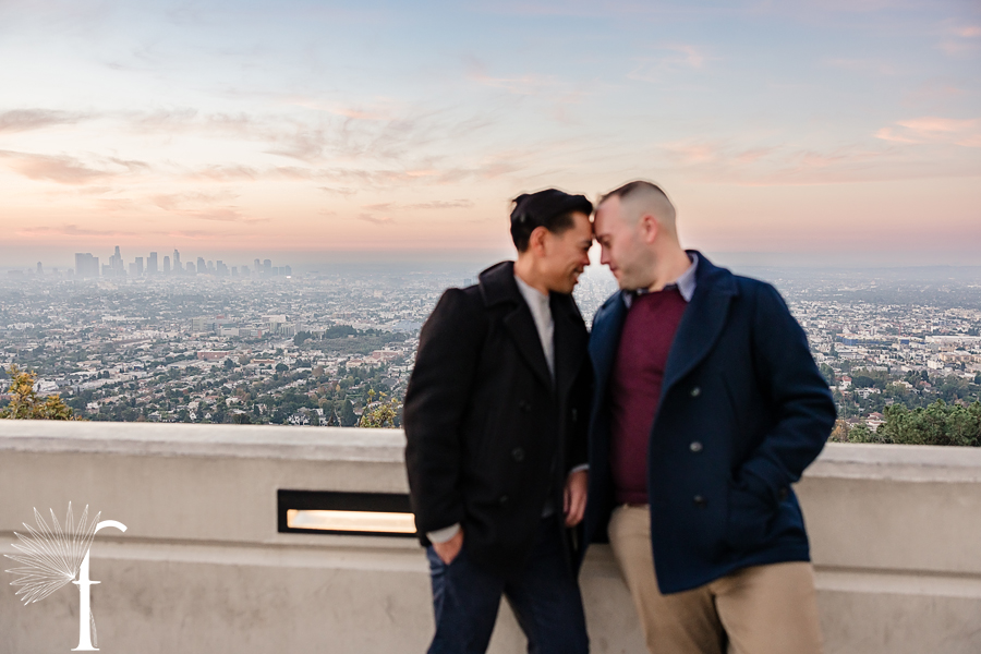 Sunrise Griffith Observatory Engagement | James & Nevin 