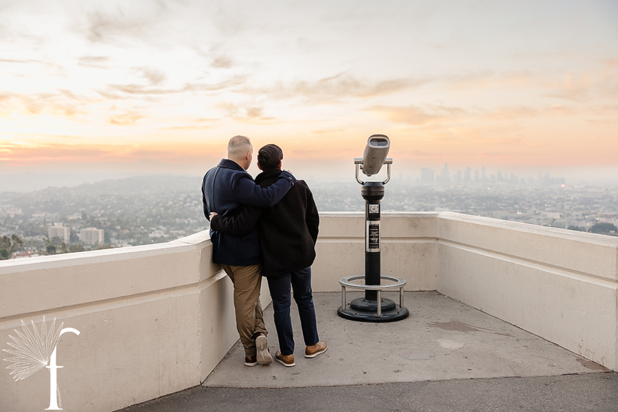 Sunrise Griffith Observatory Engagement | James & Nevin 