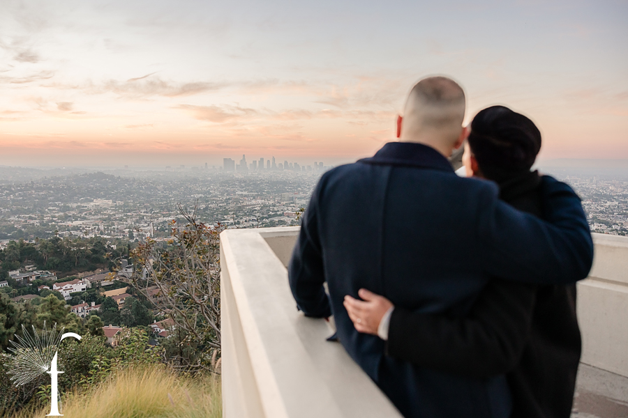 Sunrise Griffith Observatory Engagement | James & Nevin 