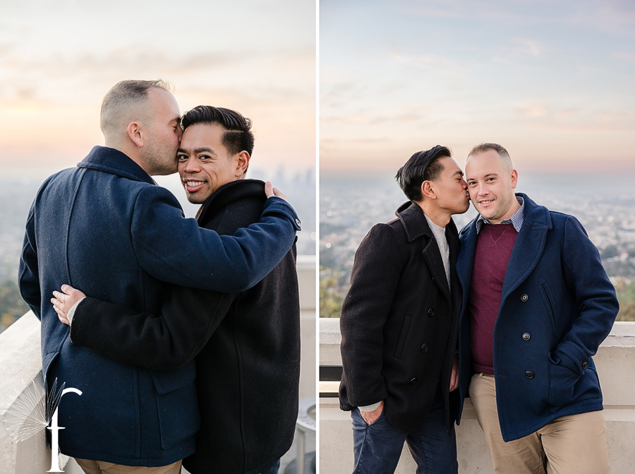 Sunrise Griffith Observatory Engagement | James & Nevin 