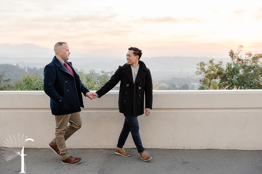 Sunrise Griffith Observatory Engagement | James & Nevin 