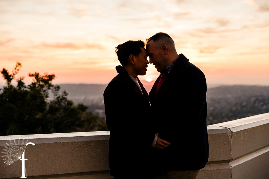 Sunrise Griffith Observatory Engagement | James & Nevin 