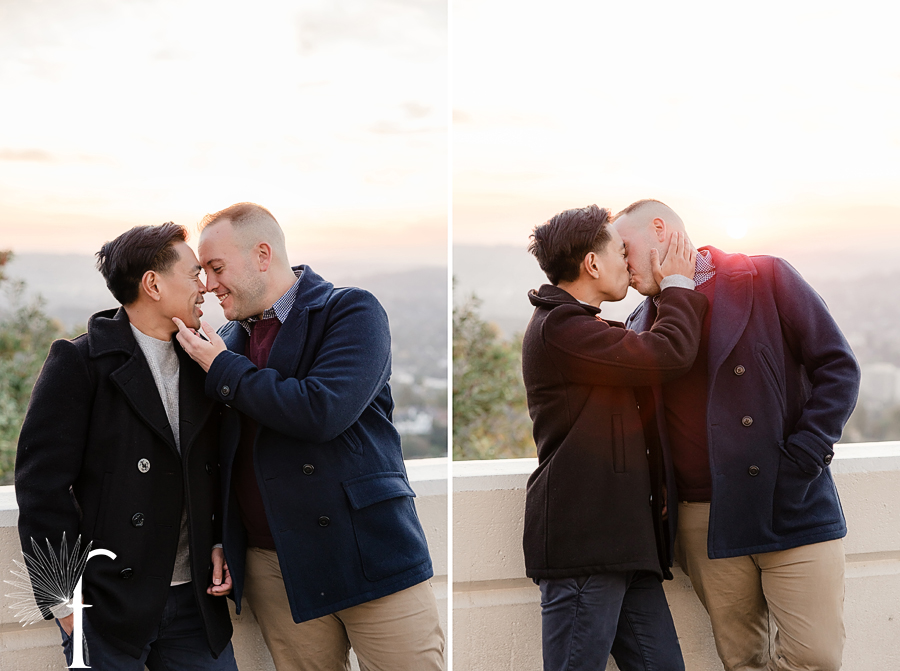 Sunrise Griffith Observatory Engagement | James & Nevin 