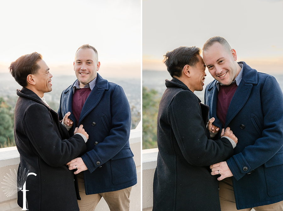 Sunrise Griffith Observatory Engagement | James & Nevin 