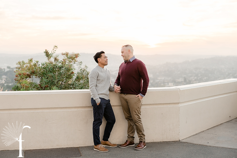 Sunrise Griffith Observatory Engagement | James & Nevin 