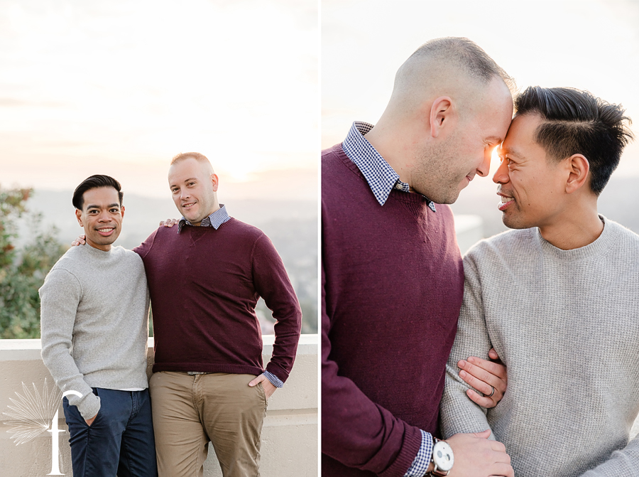 Sunrise Griffith Observatory Engagement | James & Nevin 