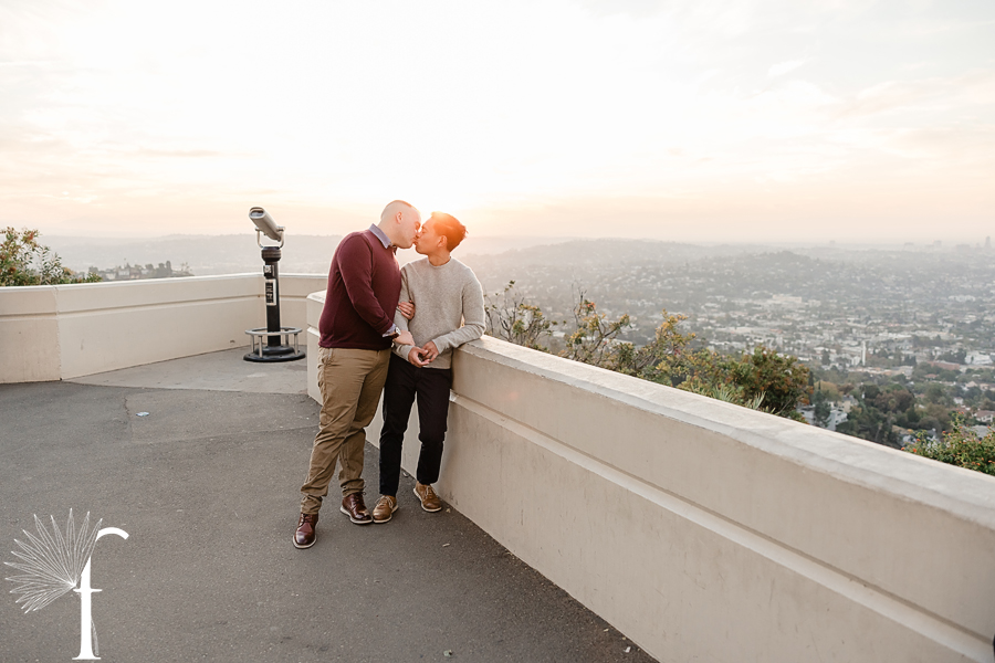 Sunrise Griffith Observatory Engagement | James & Nevin 