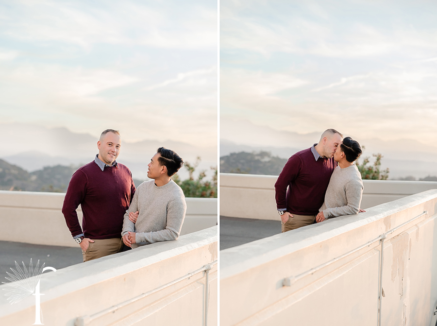 Sunrise Griffith Observatory Engagement | James & Nevin 