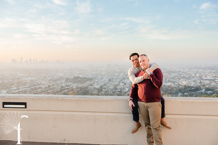 Sunrise Griffith Observatory Engagement | James & Nevin 