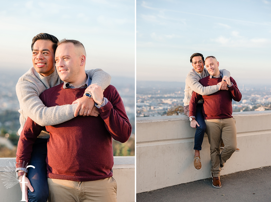 Sunrise Griffith Observatory Engagement | James & Nevin 