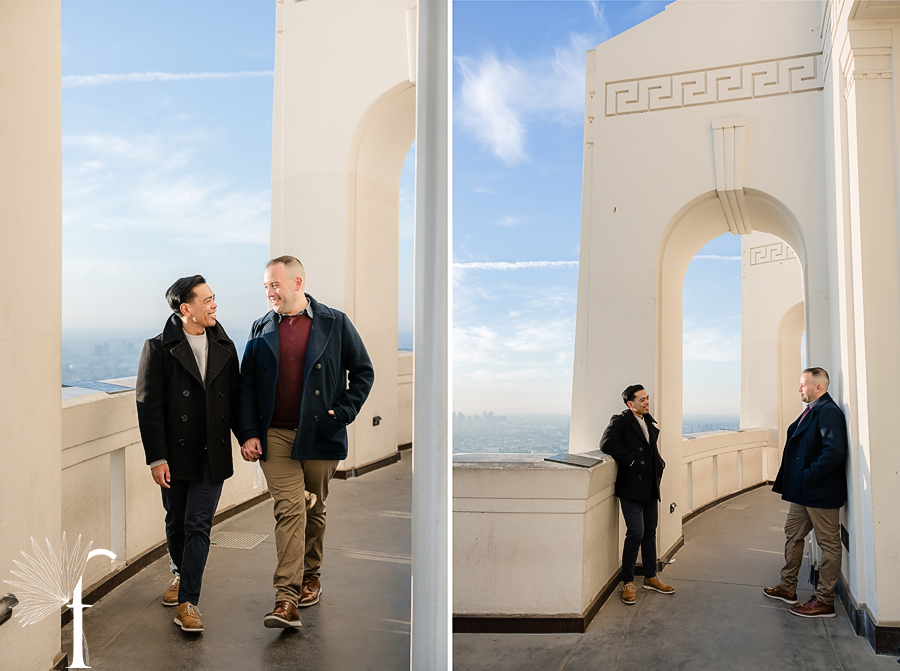 Sunrise Griffith Observatory Engagement | James & Nevin 