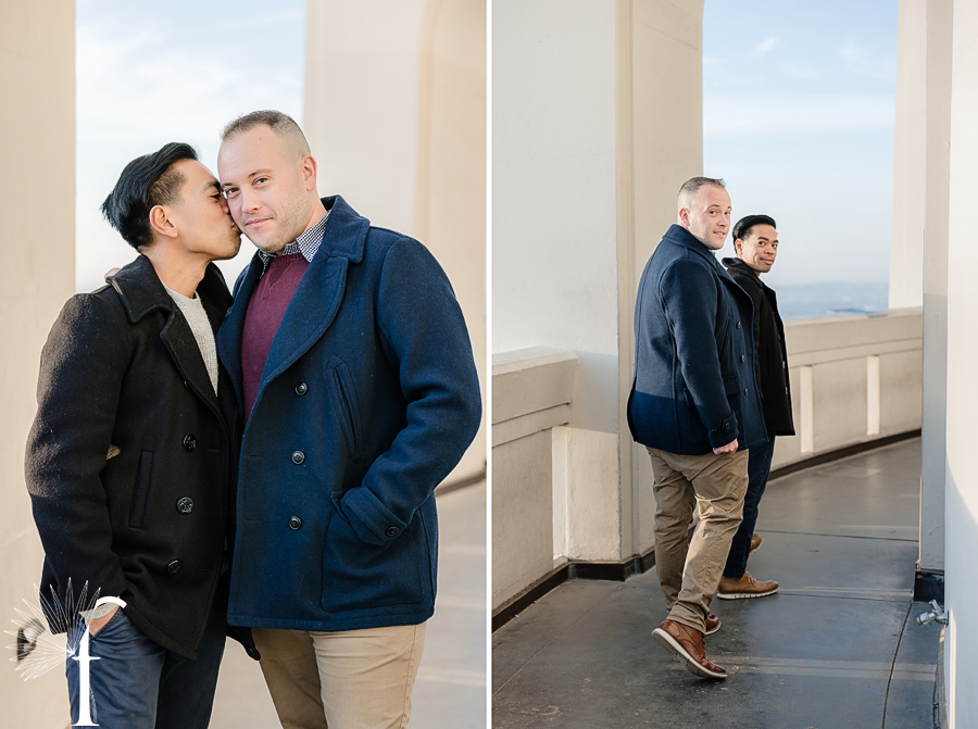 Sunrise Griffith Observatory Engagement | James & Nevin 