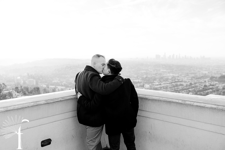 Sunrise Griffith Observatory Engagement | James & Nevin 