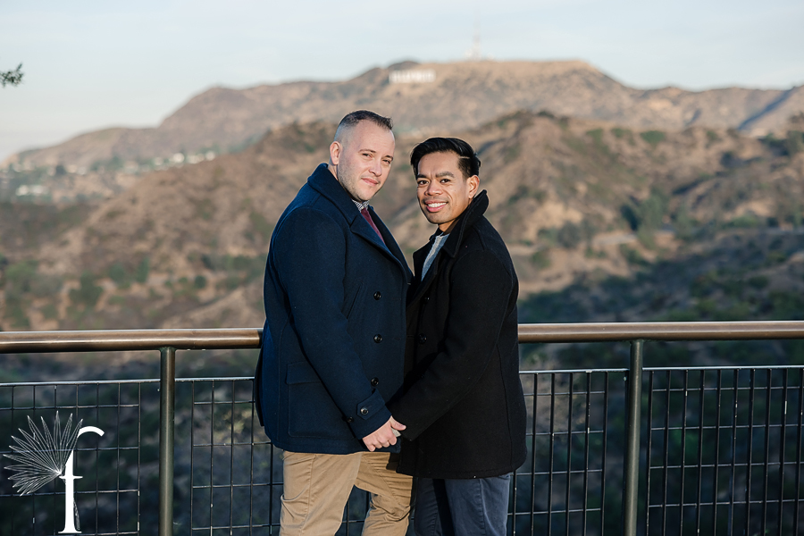 Sunrise Griffith Observatory Engagement | James & Nevin 