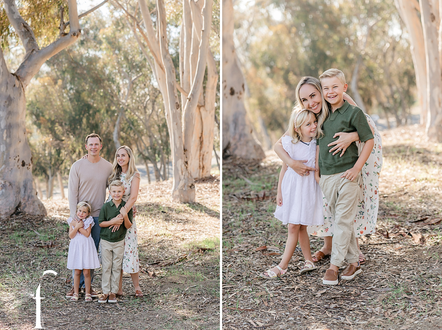 Palos Verdes Eucalyptus Path Family Portraits | Aronson Family 