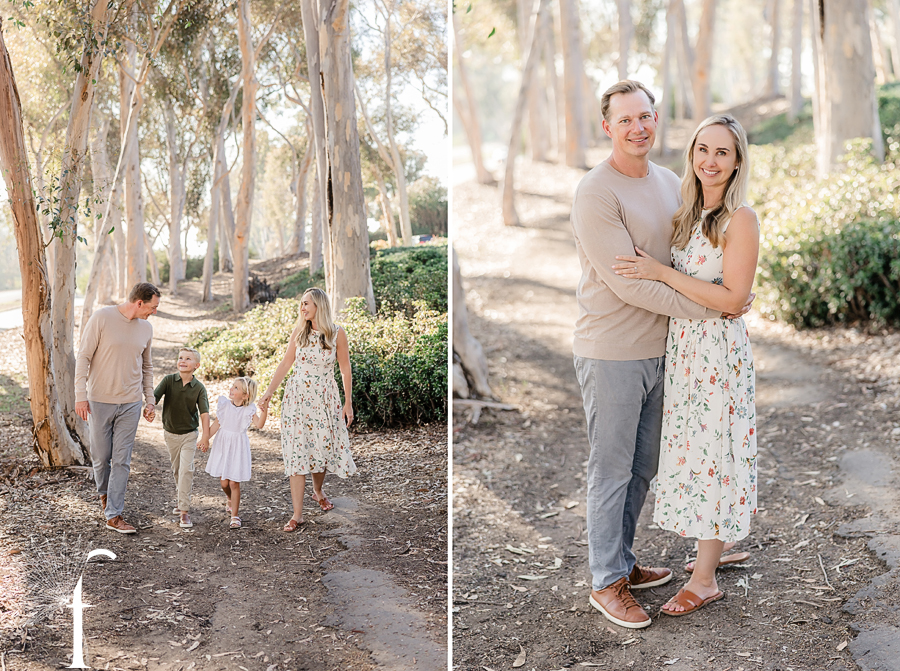 Palos Verdes Eucalyptus Path Family Portraits | Aronson Family 
