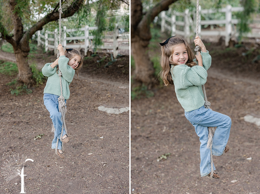 Rolling Hills Horse Trail Family Portraits | Alyssa Family 