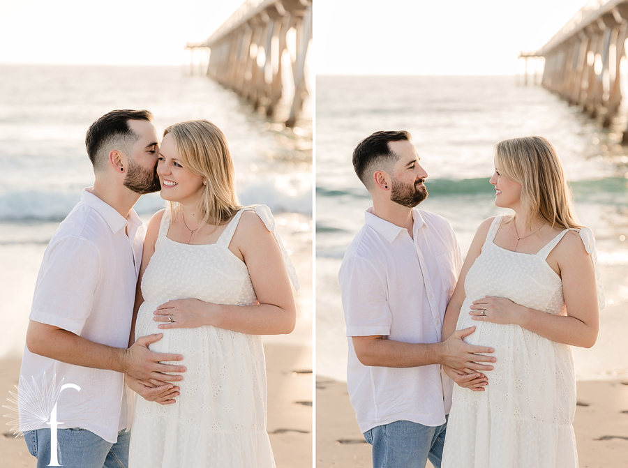 Hermosa Beach Maternity Portraits | Audrey & Rob