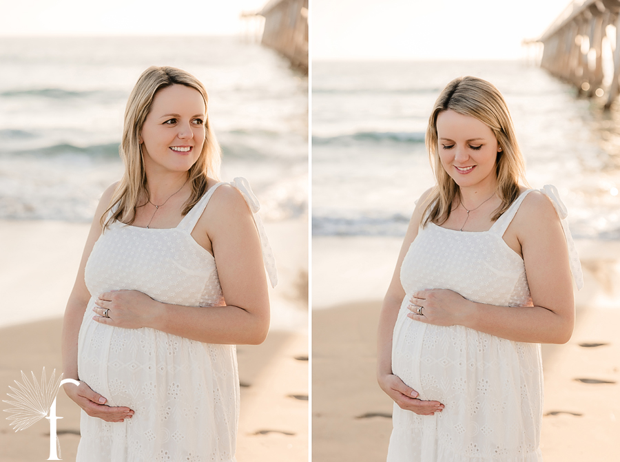 Hermosa Beach Maternity Portraits | Audrey & Rob